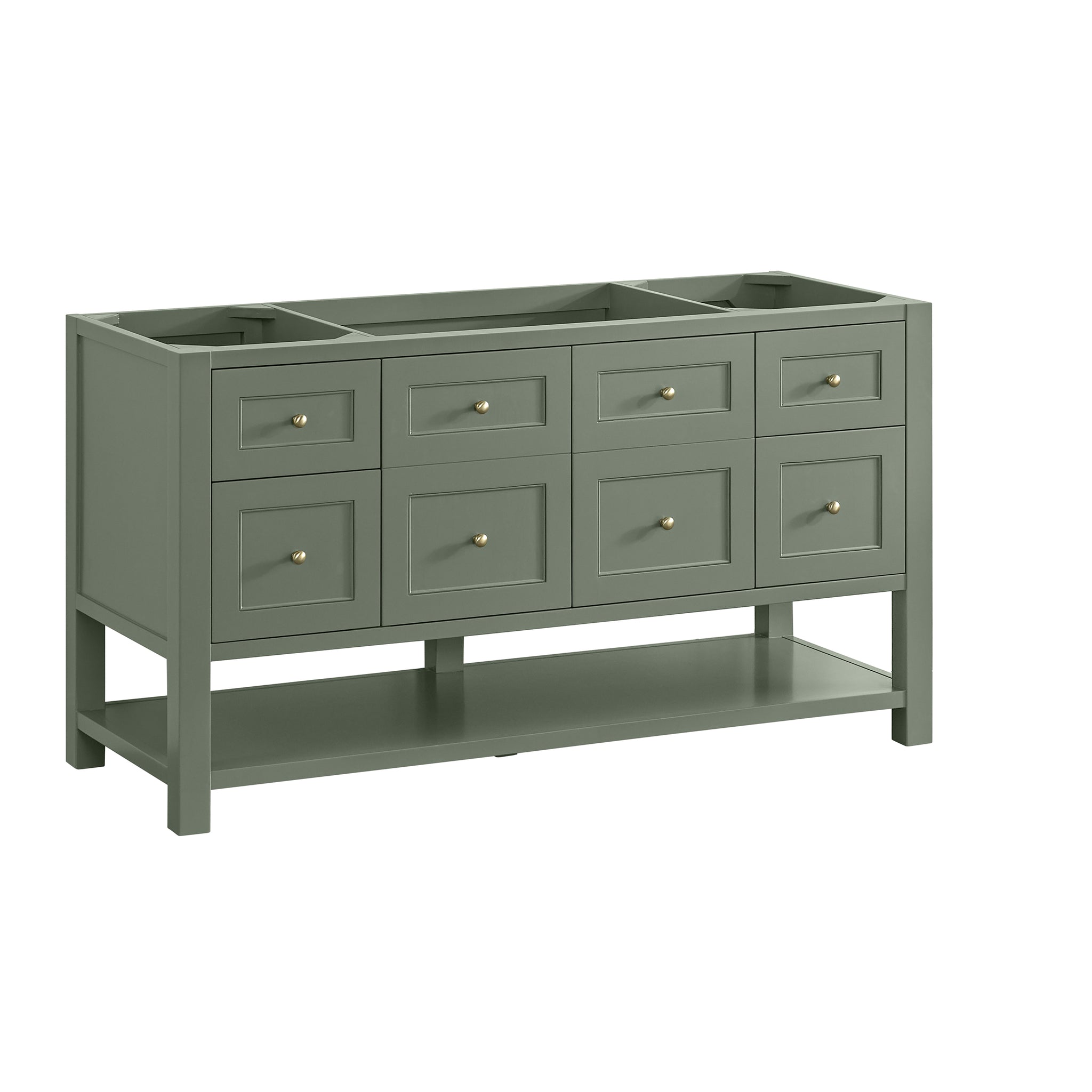 James Martin Breckenridge 60" Single Bathroom Vanity, Smokey Celadon, view 15