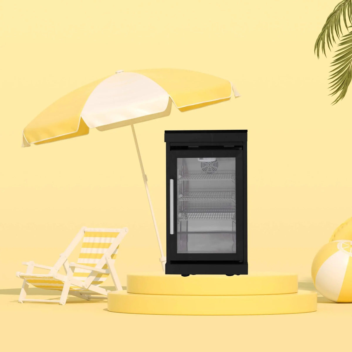 Large 68L Stainless Steel Single-Door Fridge For Outdoor Kitchen Islands (SAK15296) by SAKSBY WHOLESALE