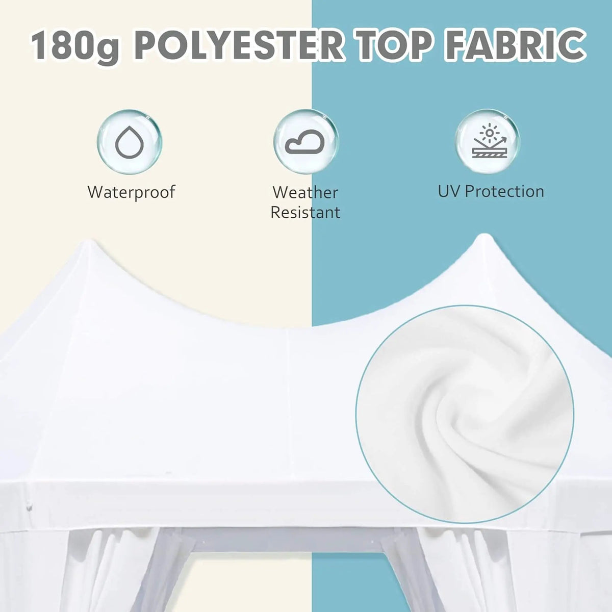 Large Heavy-Duty Customizable Party Tent With Sidewalls And Windows (SAK72615) by SAKSBY WHOLESALE