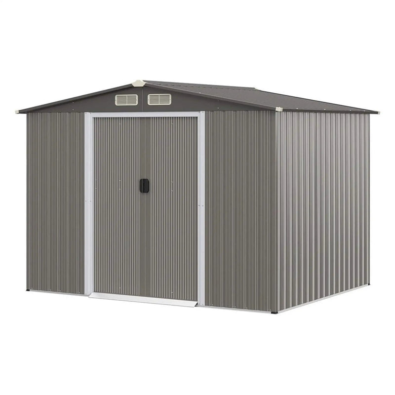 [08X06FT] Alora Premium Outdoor Steel Tool Storage Garden Backyard Shed (SAK74185) by SAKSBY WHOLESALE