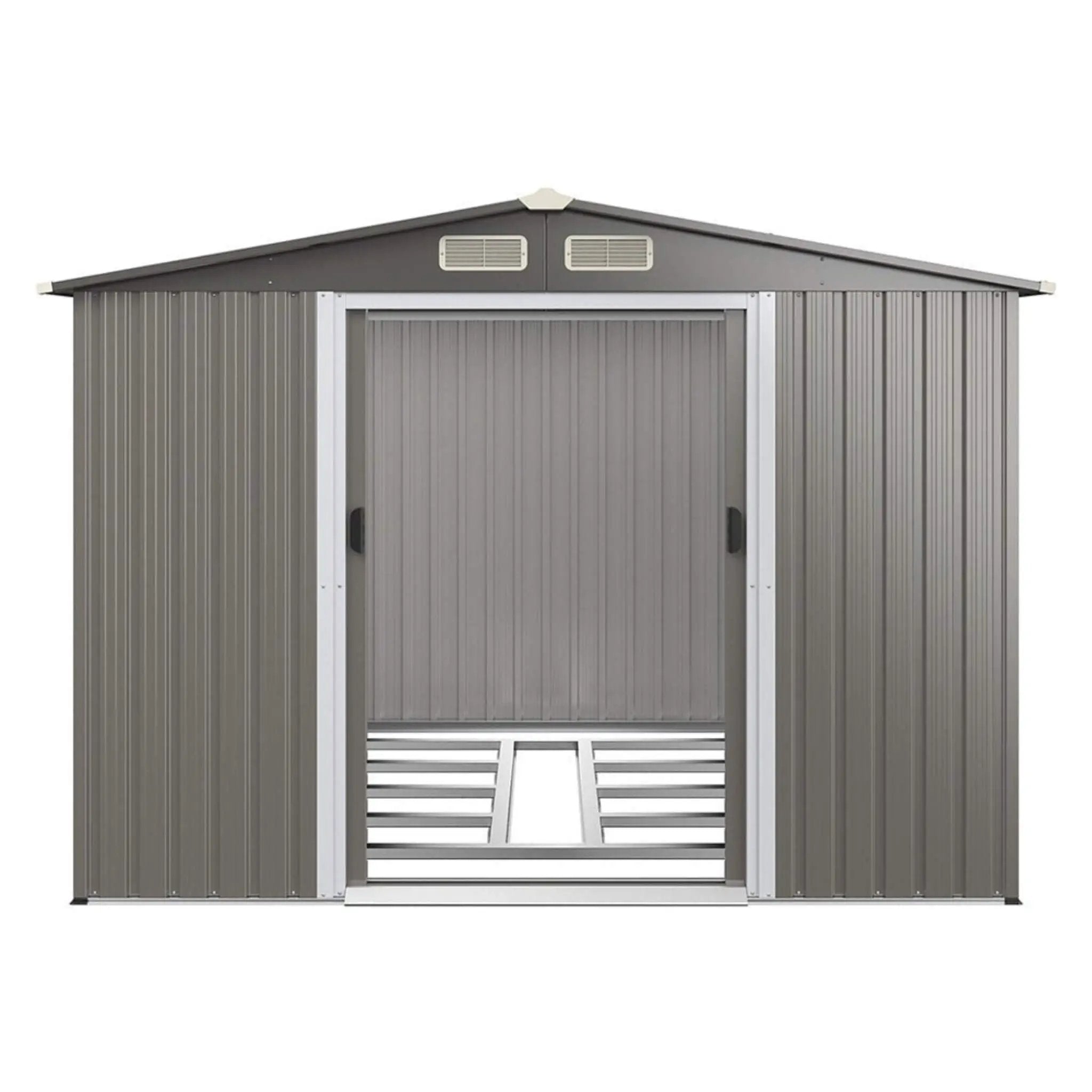 [08X06FT] Alora Premium Outdoor Steel Tool Storage Garden Backyard Shed (SAK74185) by SAKSBY WHOLESALE