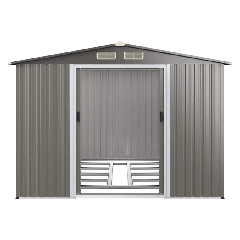 [08X06FT] Alora Premium Outdoor Steel Tool Storage Garden Backyard Shed (SAK74185) by SAKSBY WHOLESALE