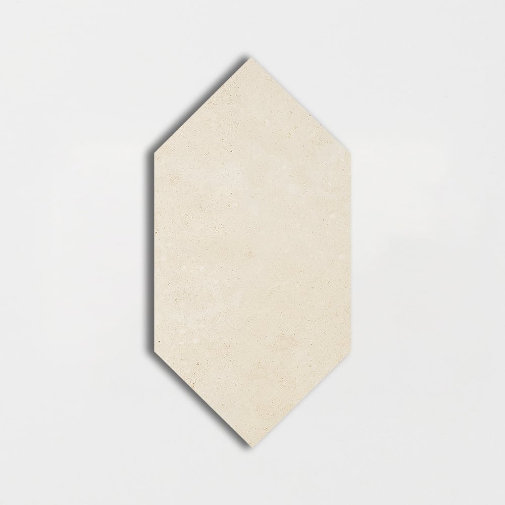 Jerusalem Light Honed Large Picket Waterjet Limestone Waterjet Mosaics 6x12 Limestone Honed 6x12 Waterjet Mosaics