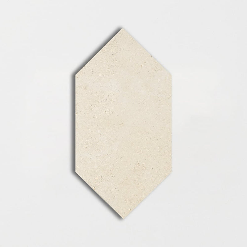 Jerusalem Light Honed Large Picket Waterjet Limestone Waterjet Mosaics 6x12 Limestone Honed 6x12 Waterjet Mosaics