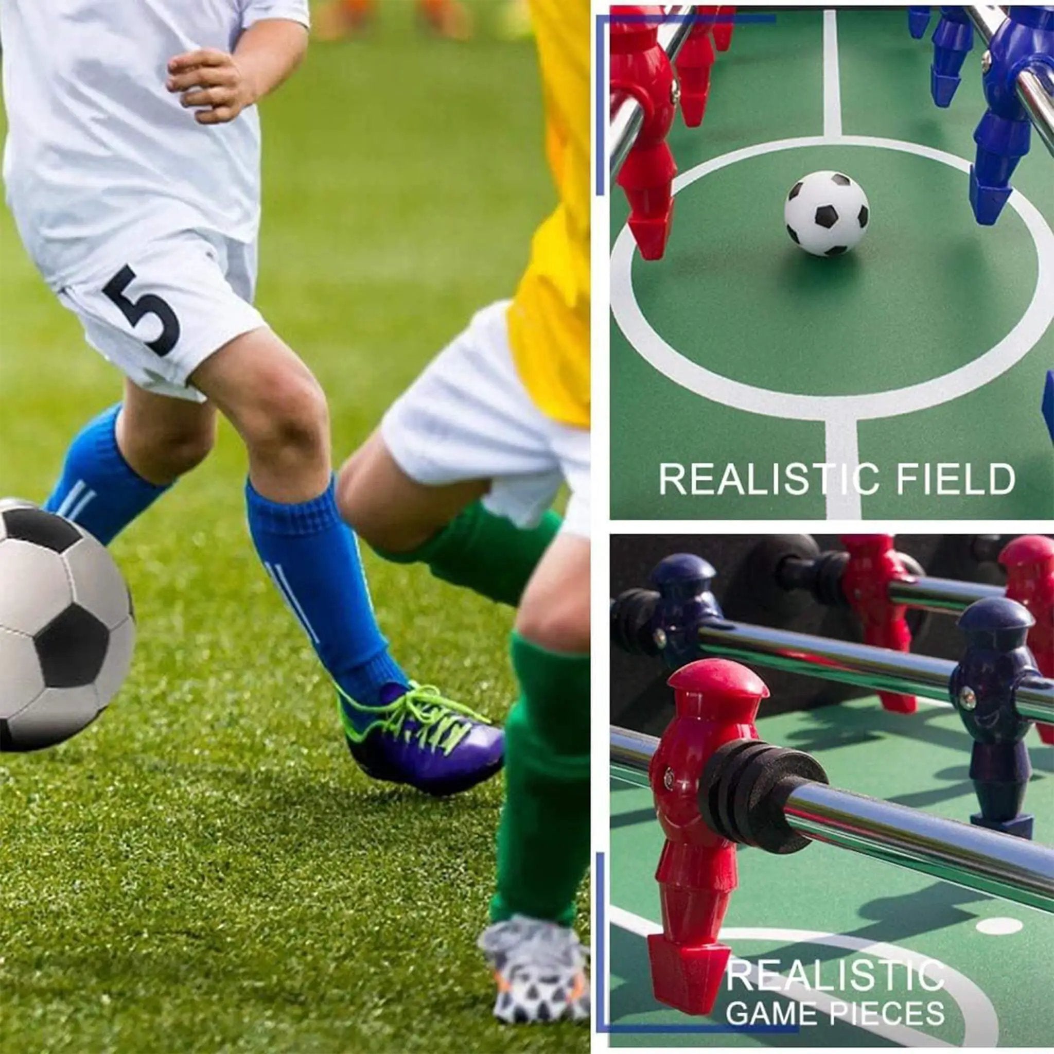 Large 56-Inch Premium Full-Size Soccer Foosball Game Table (SAK96312) by SAKSBY WHOLESALE