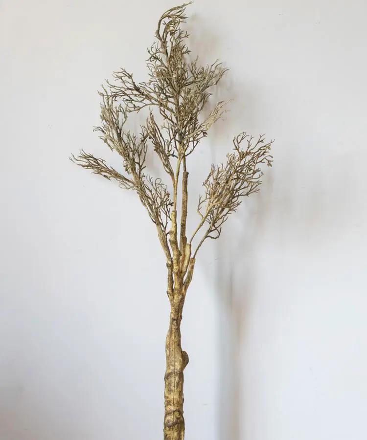 Large Zen Branch Stem Faux Gold or Brown 49" Tall by RusticReach