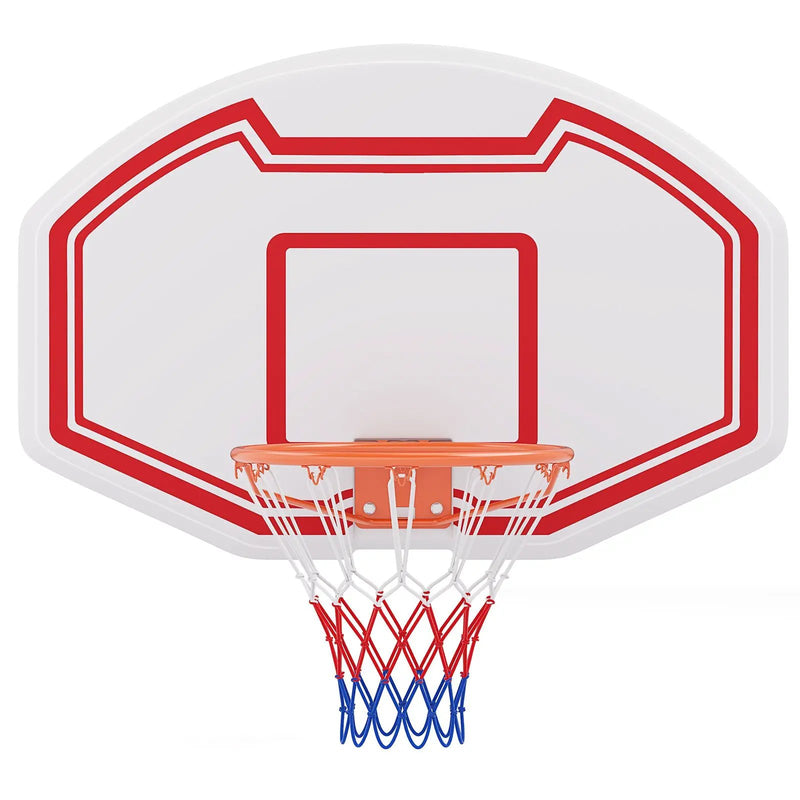 Large Wall Mounted Basketball Hoop with Shatter-proof Backboard by DirectDeals