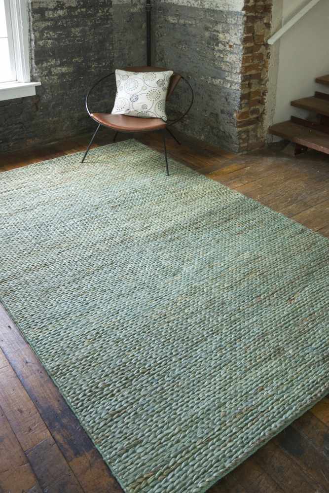 Latexo Jute Rug - Clearance, installed in a room