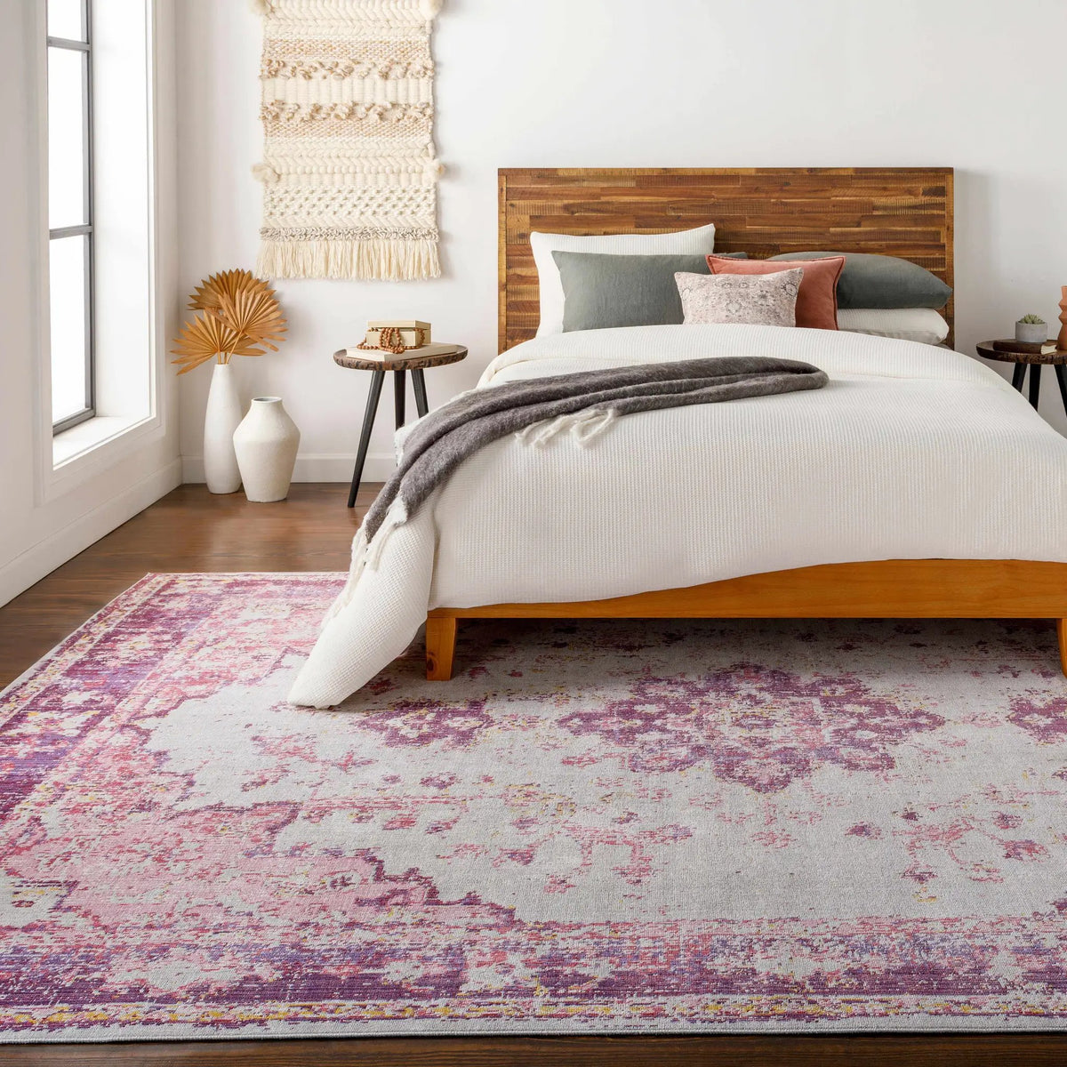 Laureldale Area Rug, installed in a room