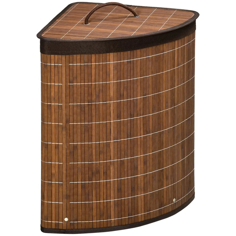 Laundry Basket - Removable Brown 38x38x57cm by House Of Avana