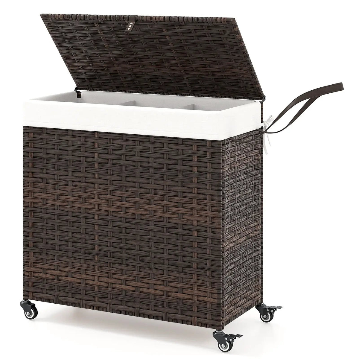 Laundry Hamper with Wheels and Lid, photo 9 of 24