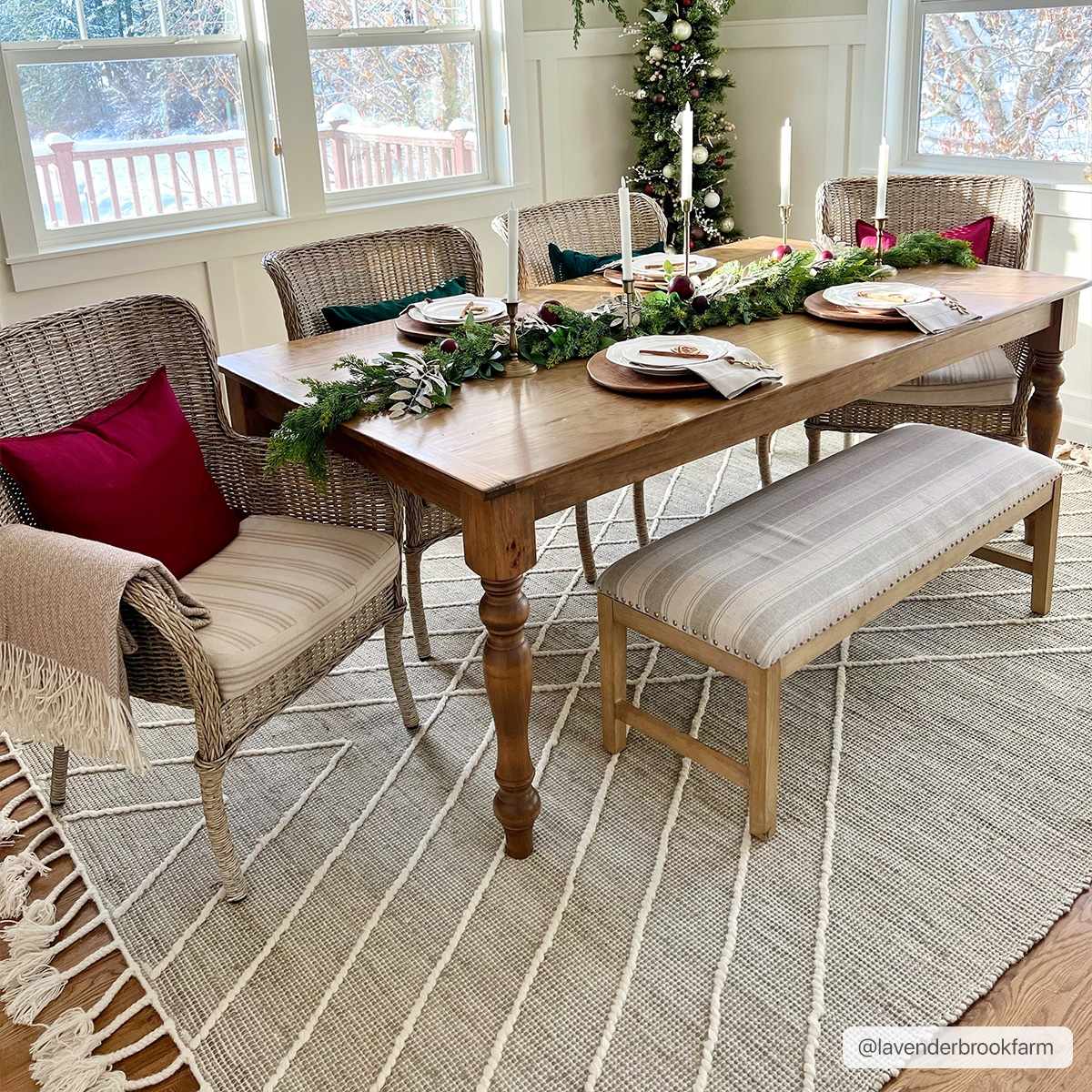 Marbletown Jute&Wool Blend Rug with Tassels - Clearance, photo 7 of 20