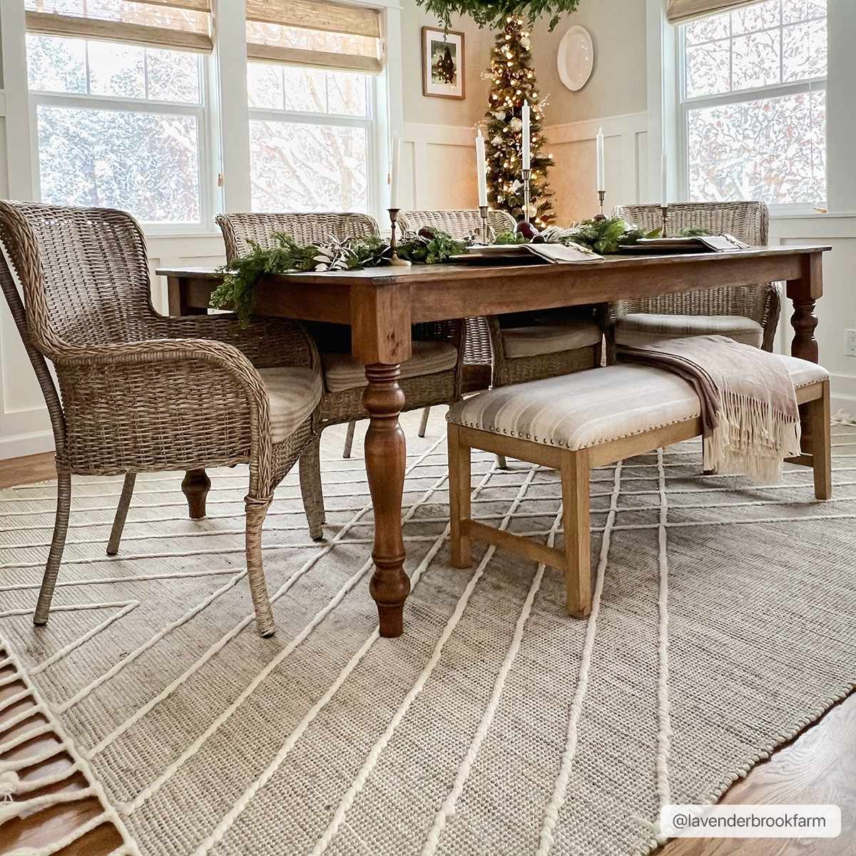 Marbletown Jute&Wool Blend Rug with Tassels - Clearance, photo 2 of 20