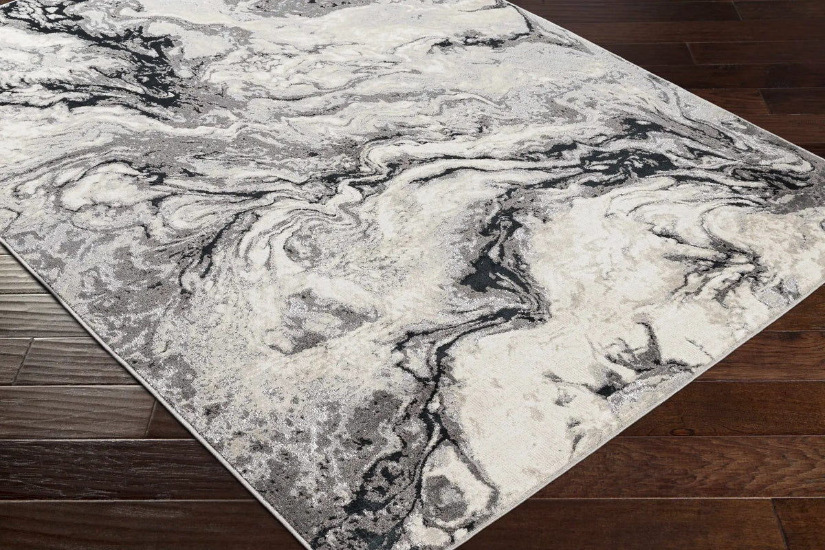 Lawigan Gray Marble Rug - Clearance, photo 4 of 9