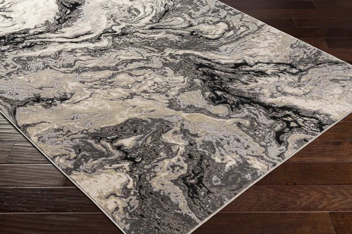 Lawigan Gray Marble Rug - Clearance, photo 3 of 9