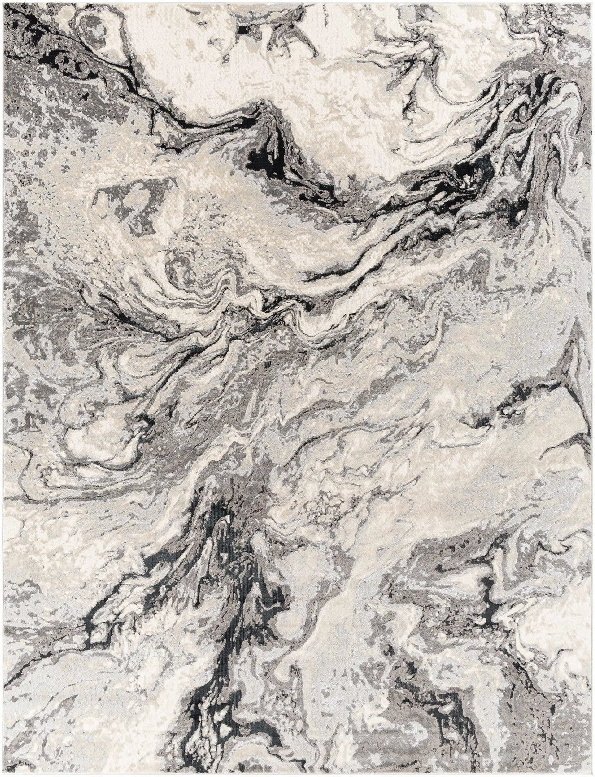 Lawigan Gray Marble Rug - Clearance, photo 9 of 9
