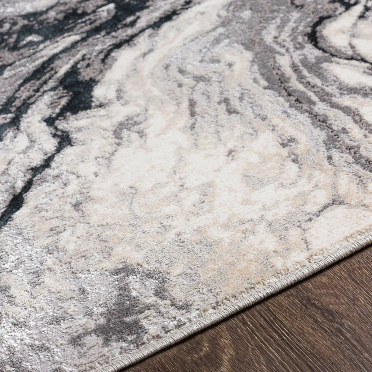Lawigan Gray Marble Rug - Clearance, photo 7 of 9