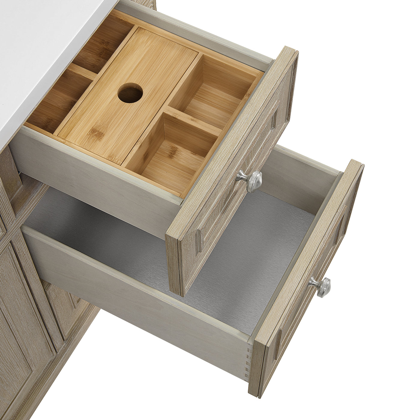 James Martin Lorelai 48" Single Bathroom Vanity, Whitewashed Oak, view 25