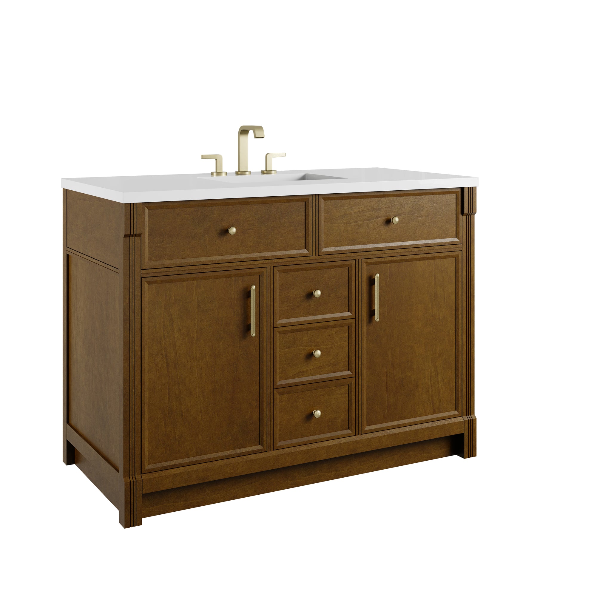 James Martin Bellshire 48" Single Bathroom Vanity, Honey Oak, view 23