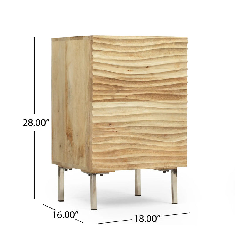 Bedside 1 Door K/d by HouseOfZazla