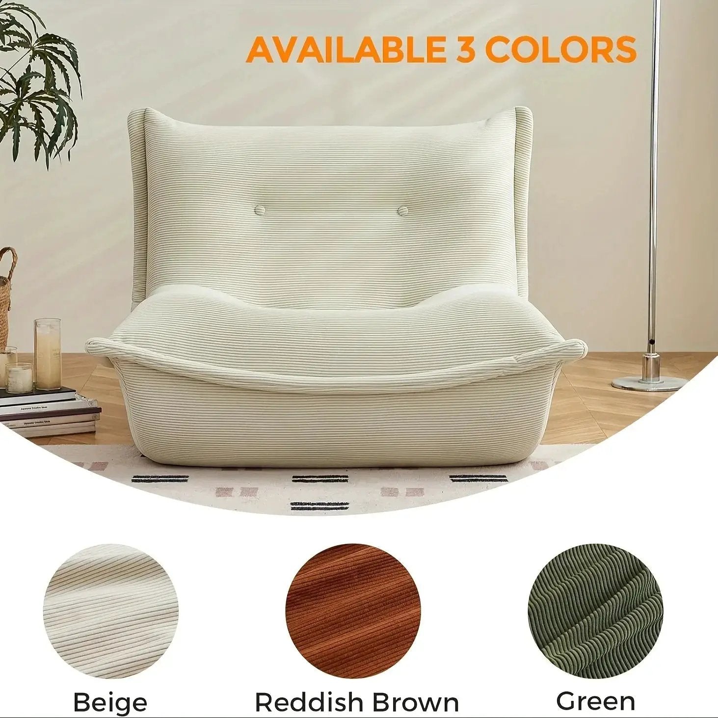 Lazy Sofa Chair, Fireside Chair Sofa Large Chair for Adults by House Of Avana