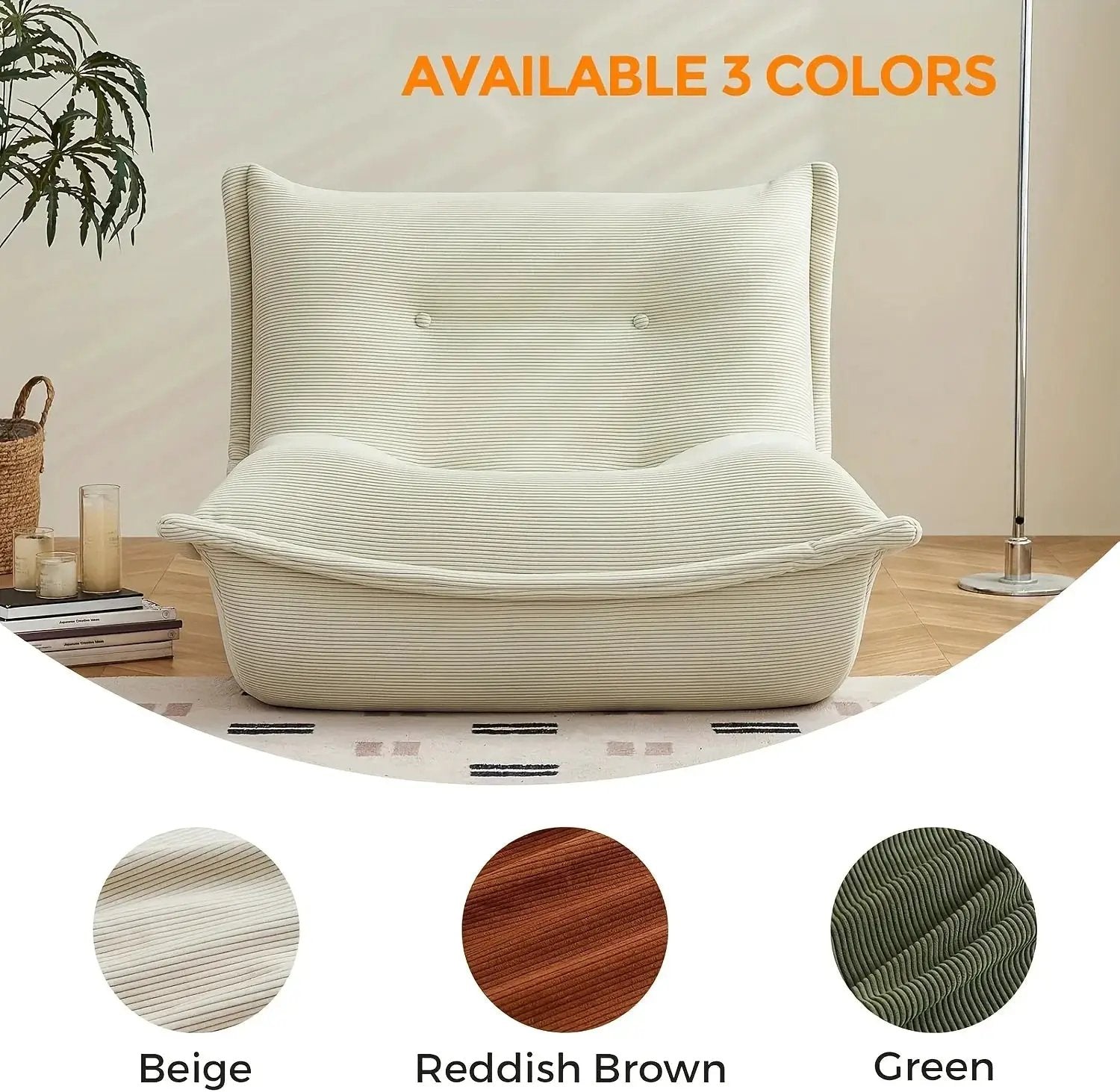 Lazy Sofa Chair, Fireside Chair Sofa Large Chair for Adults by House Of Avana