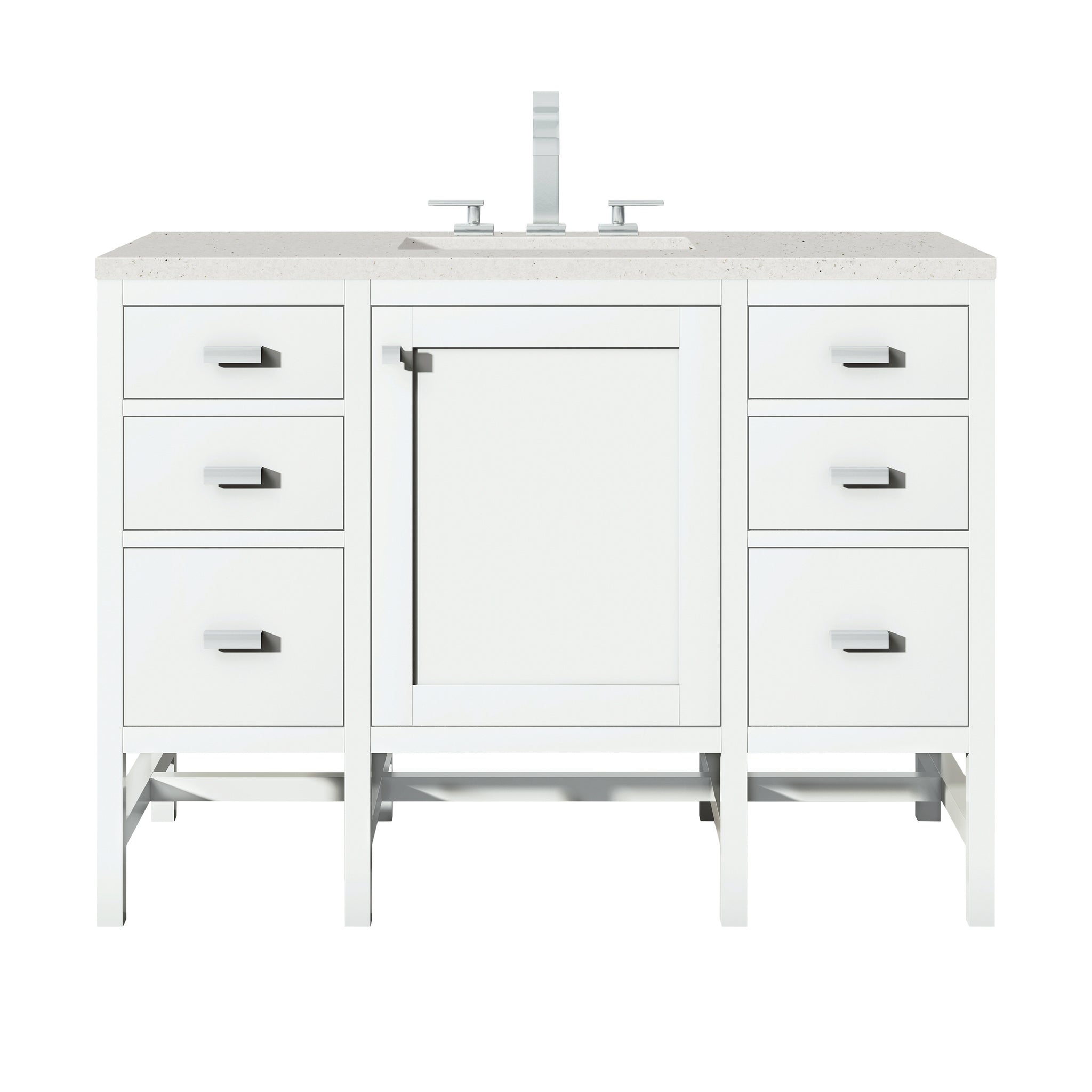 James Martin Addison 48" Single Bathroom Vanity, Glossy White, view 13