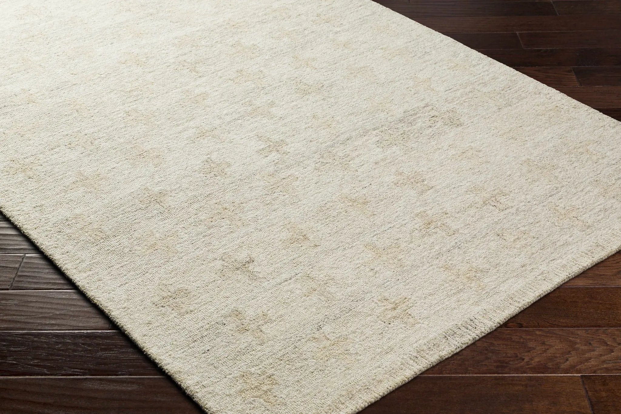 Lotta Peach Modern Wool Area Rug by Boutique Rugs