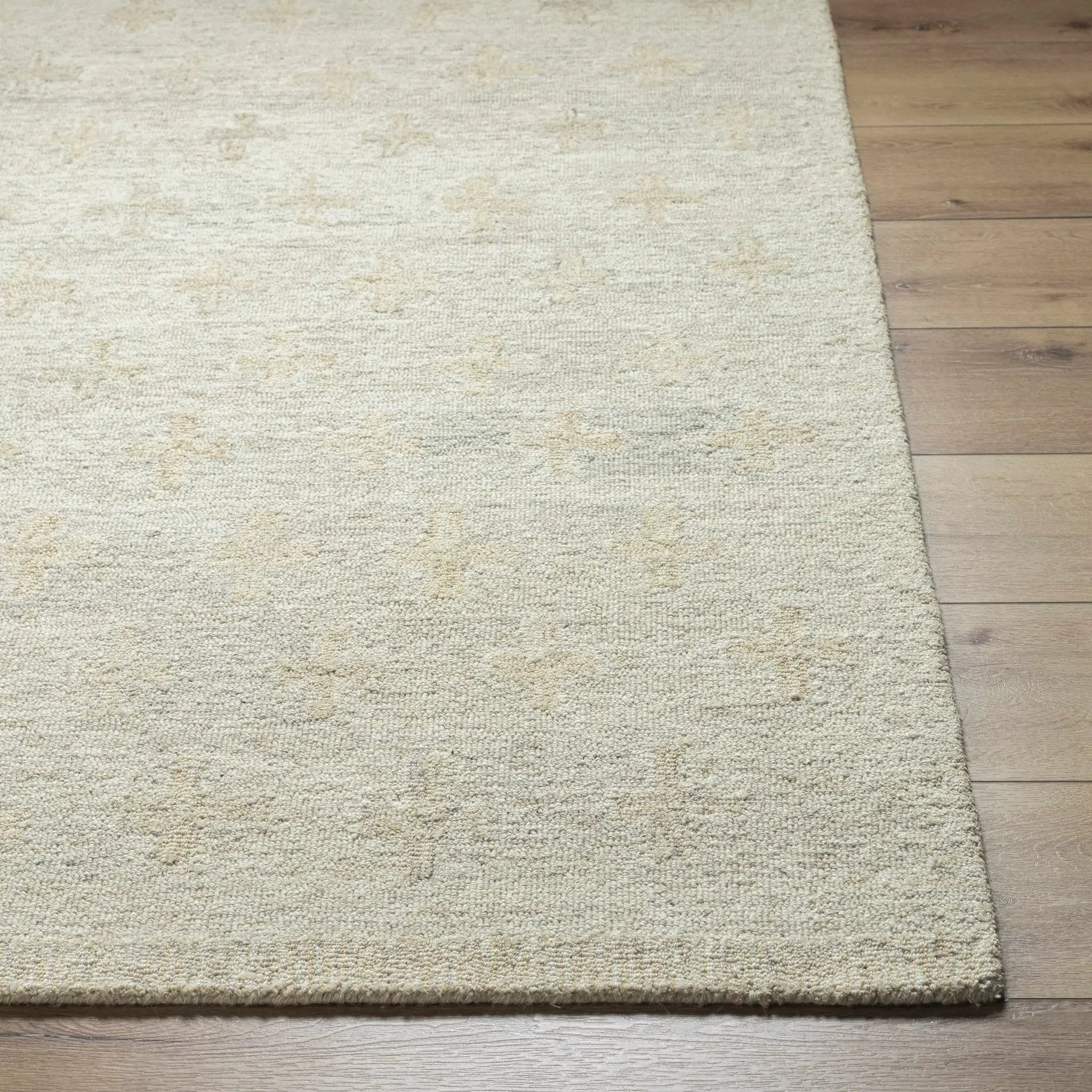 Lotta Peach Modern Wool Area Rug by Boutique Rugs