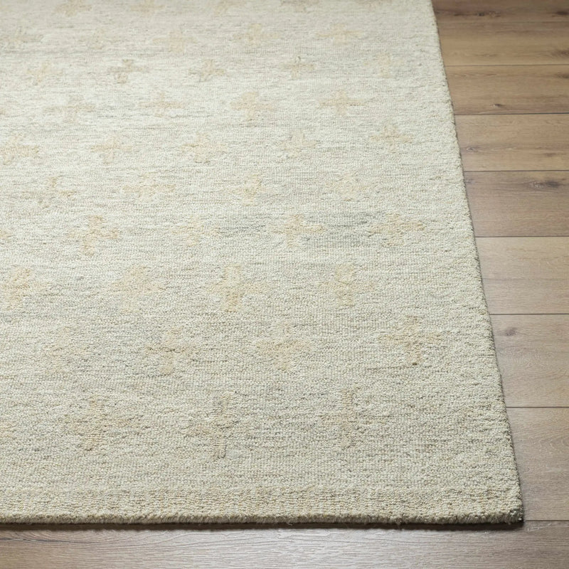 Lotta Peach Modern Wool Area Rug by Boutique Rugs