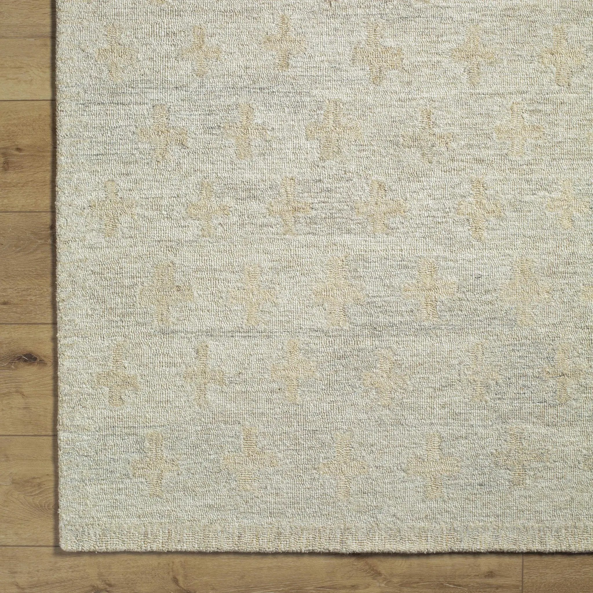 Lotta Peach Modern Wool Area Rug by Boutique Rugs