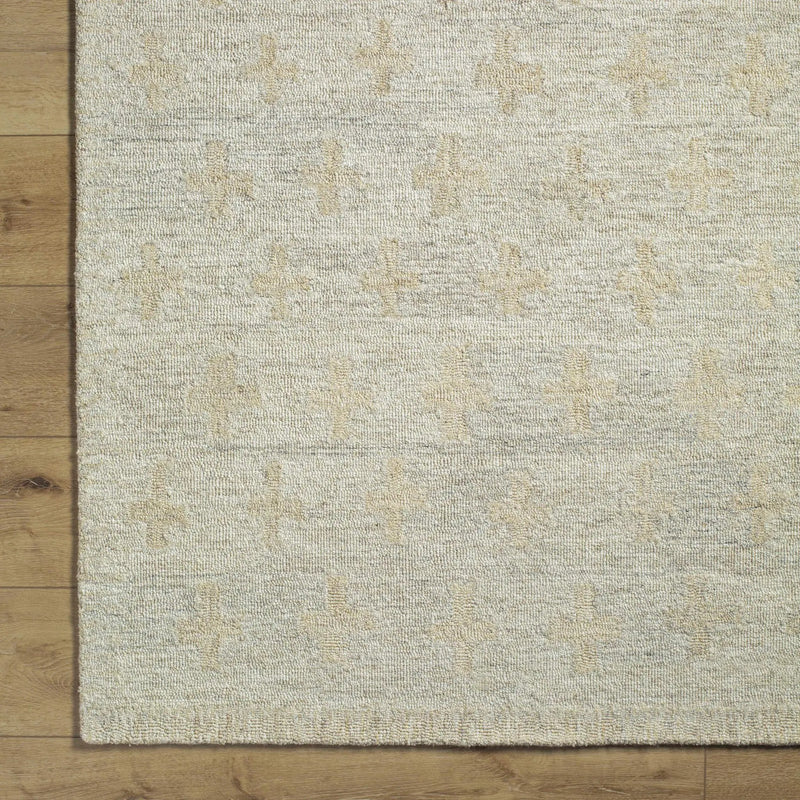 Lotta Peach Modern Wool Area Rug by Boutique Rugs