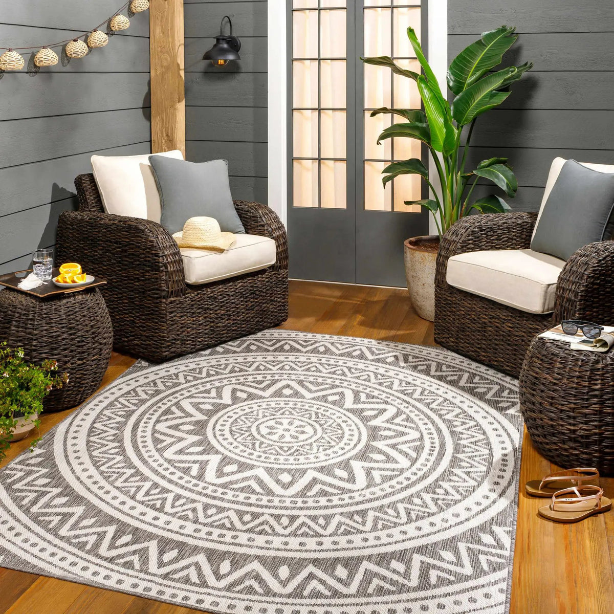 Naim Outdoor Area Carpet - Clearance, installed in a room