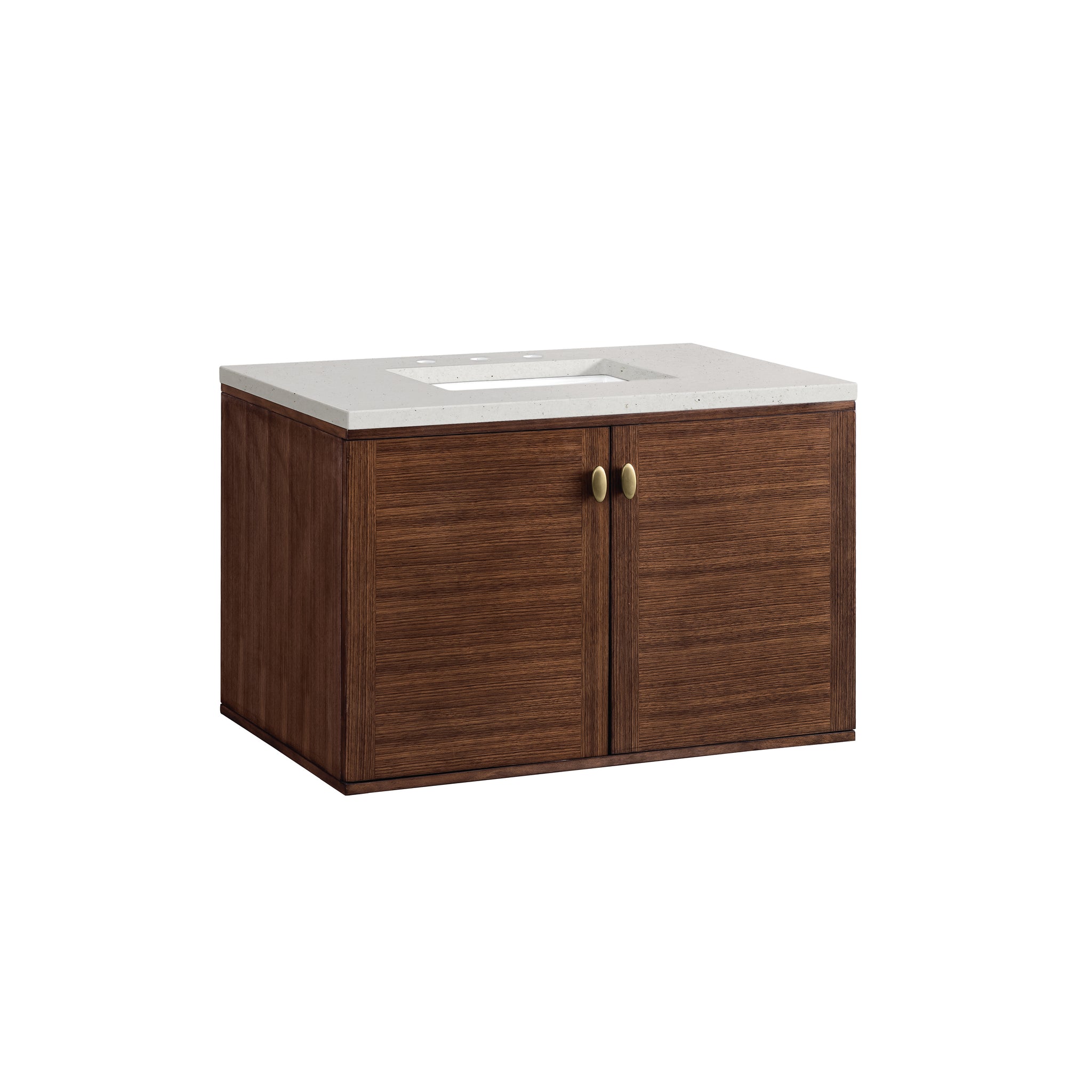 James Martin Amberly 36" Dual Mount Single Bathroom Vanity, Mid-Century Walnut, view 34