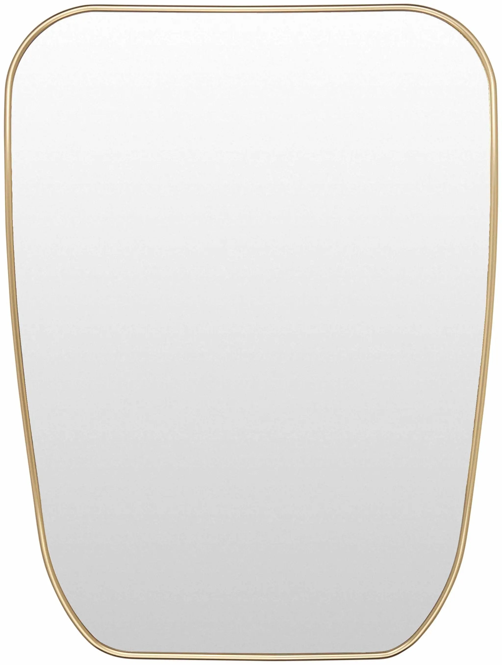 Orbassano Gold Frame Round Mirror - Clearance by Boutique Rugs