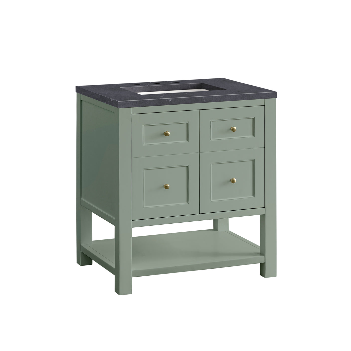 James Martin Breckenridge 30" Single Bathroom Vanity, Smokey Celadon, view 38