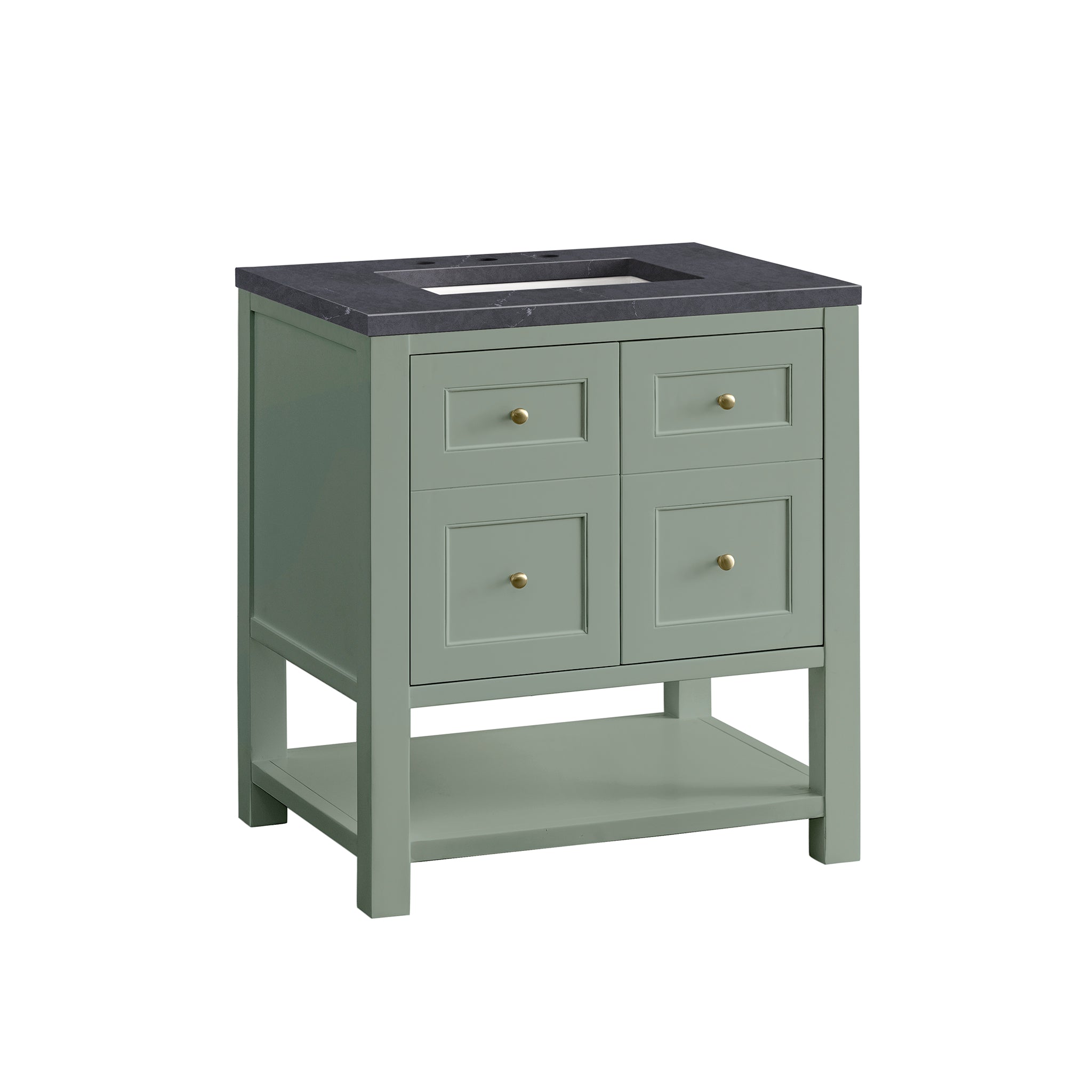 James Martin Breckenridge 30" Single Bathroom Vanity, Smokey Celadon, view 38