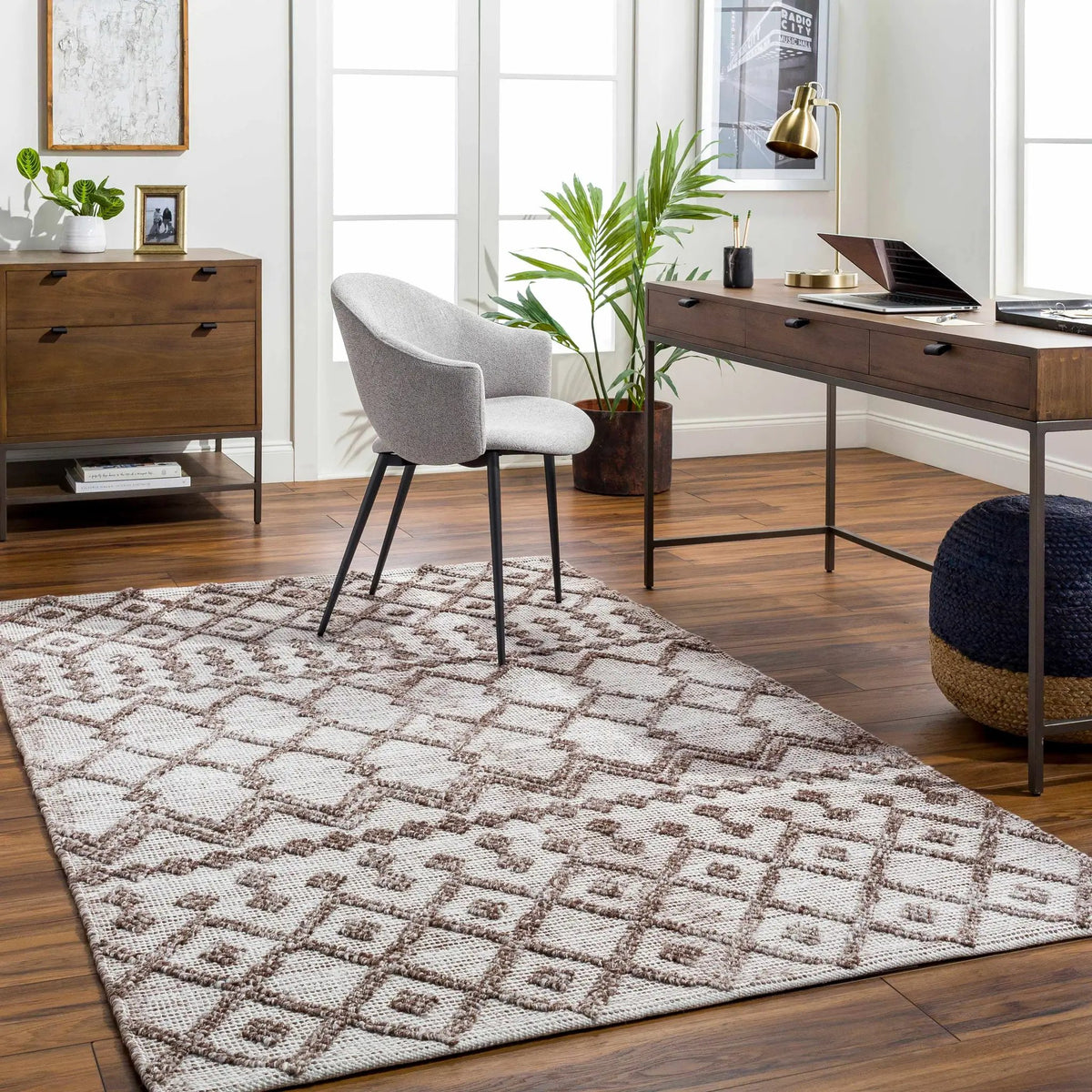 Luce Area Rug - Clearance, installed in a room