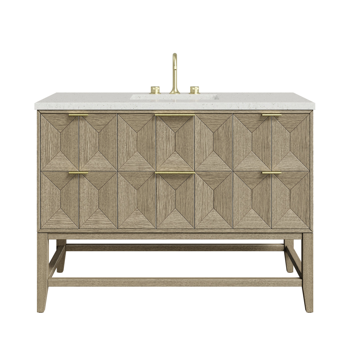 James Martin Emmeline 48" Single Bathroom Vanity, Pebble Oak, view 28