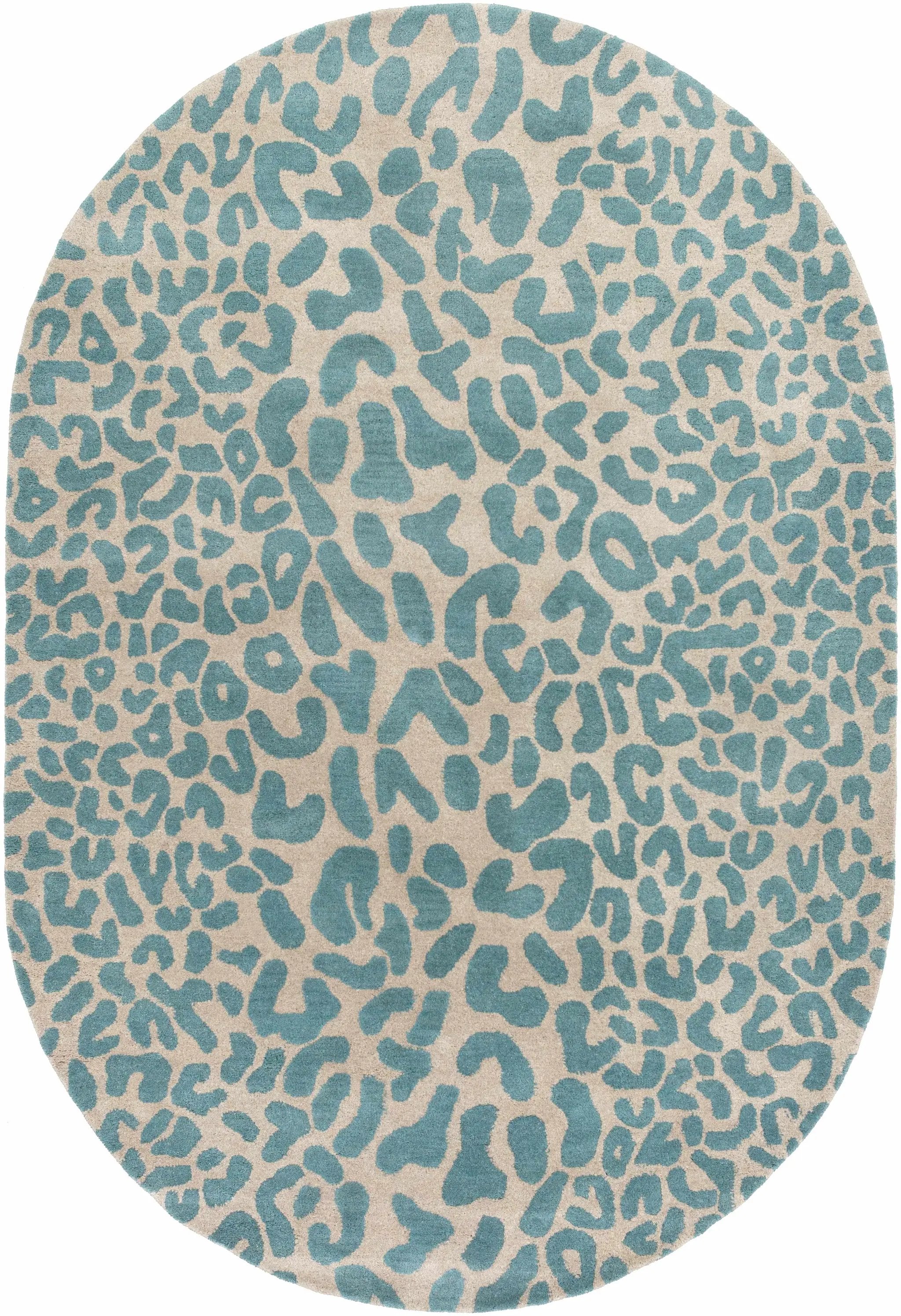 Lockbourne Leopard Print Area Rug by Boutique Rugs