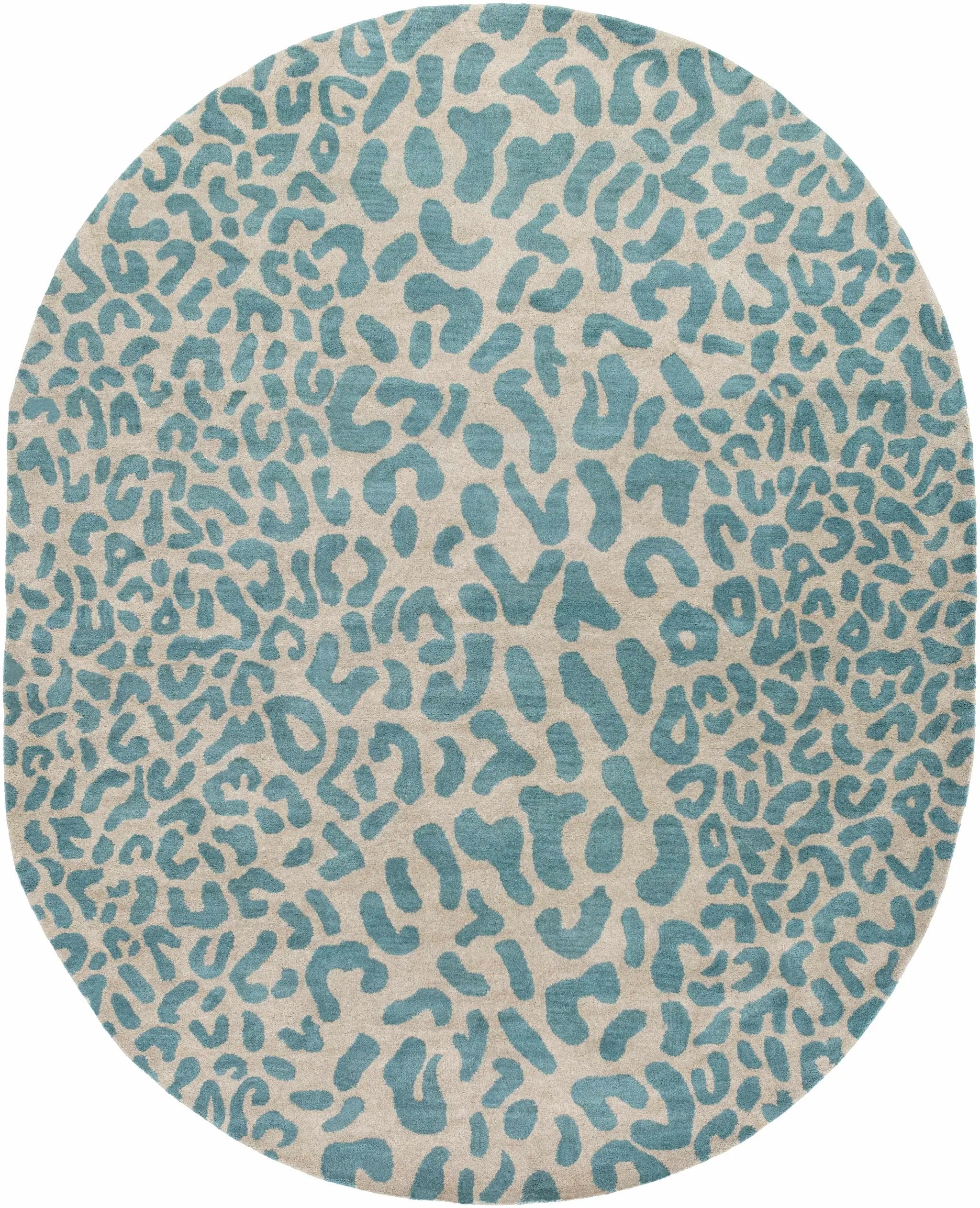 Lockbourne Leopard Print Area Rug by Boutique Rugs