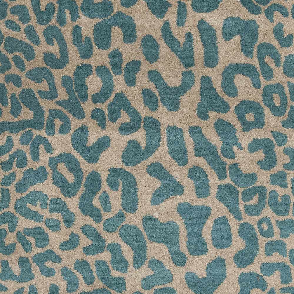 Lockbourne Leopard Print Area Rug, sample swatch