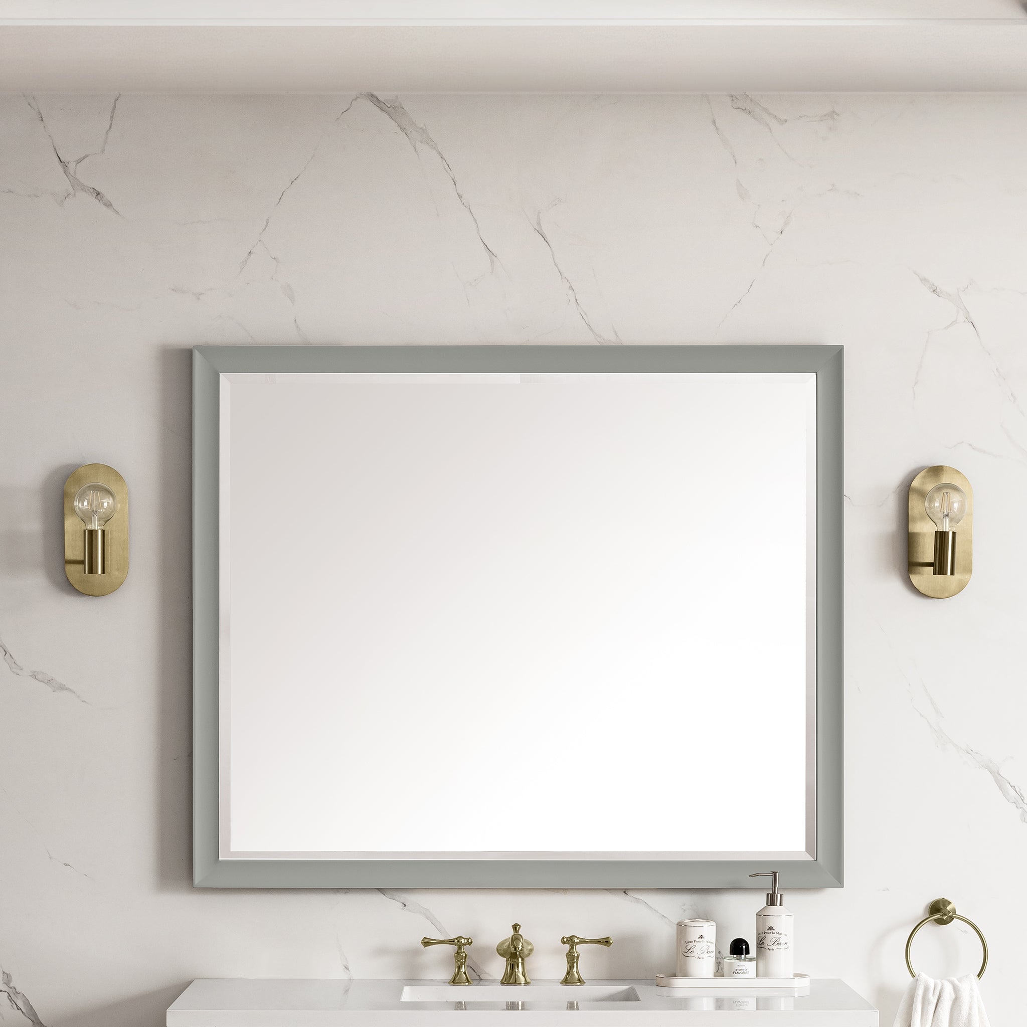 James Martin Glenbrooke 48" Mirror, Urban Gray, view 3