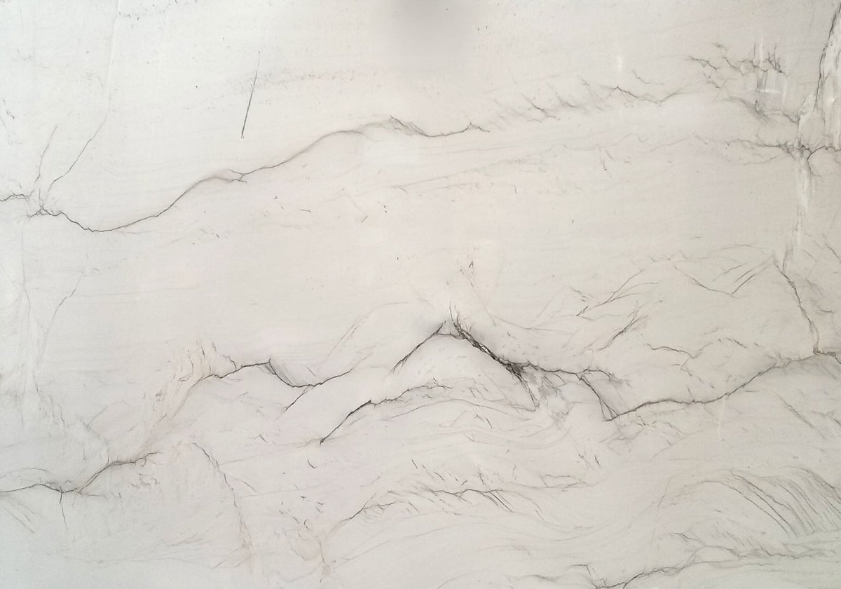 Le Blanc Polished Quartzite Slab Random 3/4
