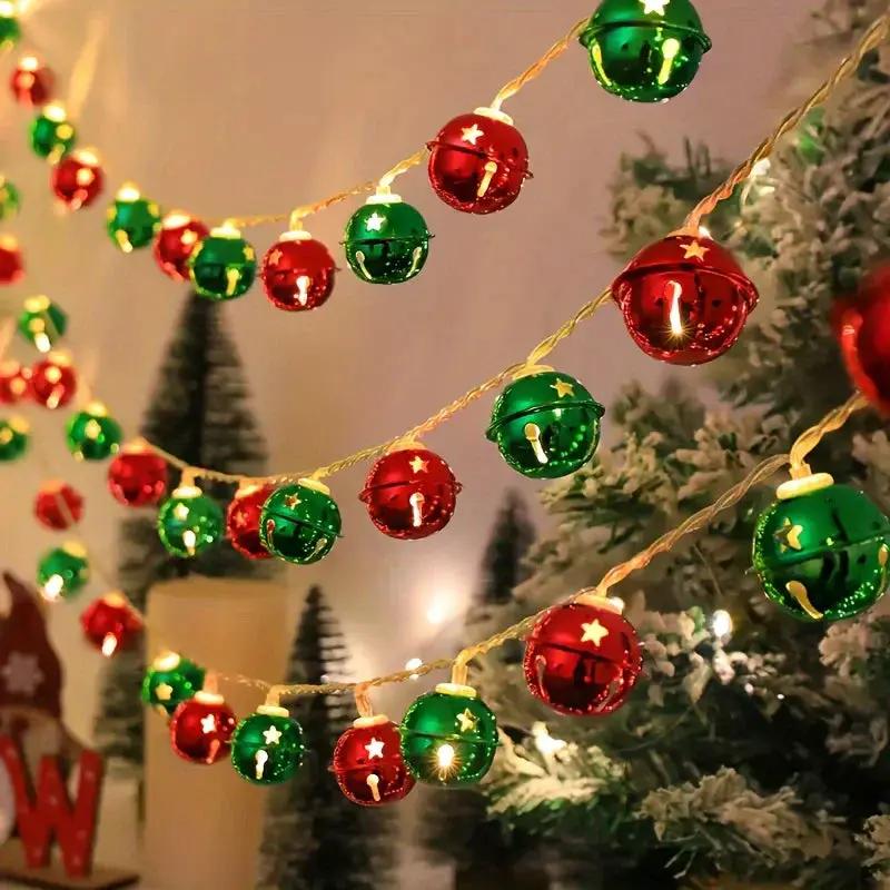 LED Bell Light Strand, 2m Long, 10 Lights for Home and Christmas Decor by House Of Avana