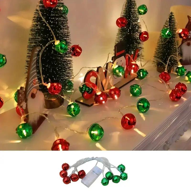 LED Bell Light Strand, 2m Long, 10 Lights for Home and Christmas Decor by House Of Avana
