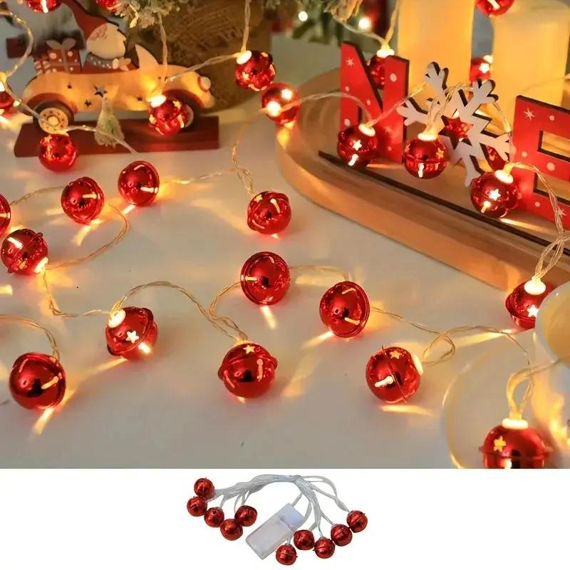 LED Bell Light Strand, 2m Long, 10 Lights for Home and Christmas Decor by House Of Avana