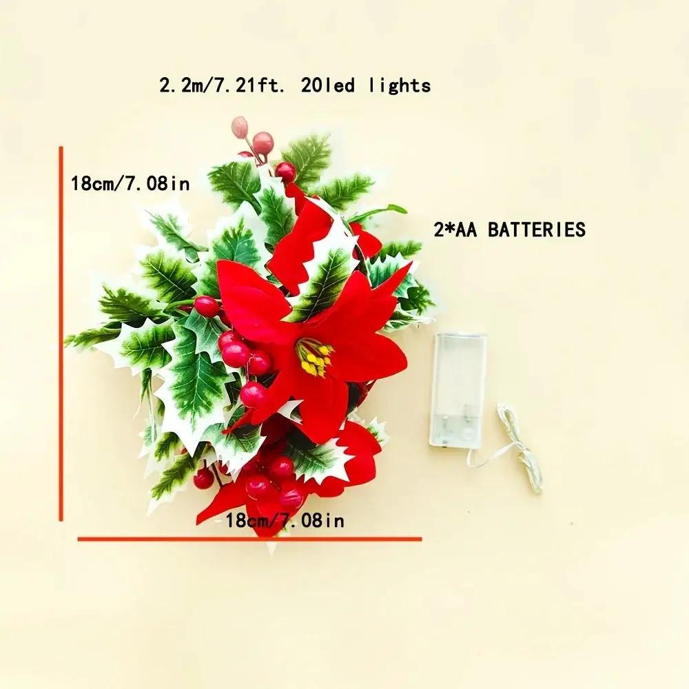 LED Flower Vine Lights - Festive Desktop Decoration by House Of Avana
