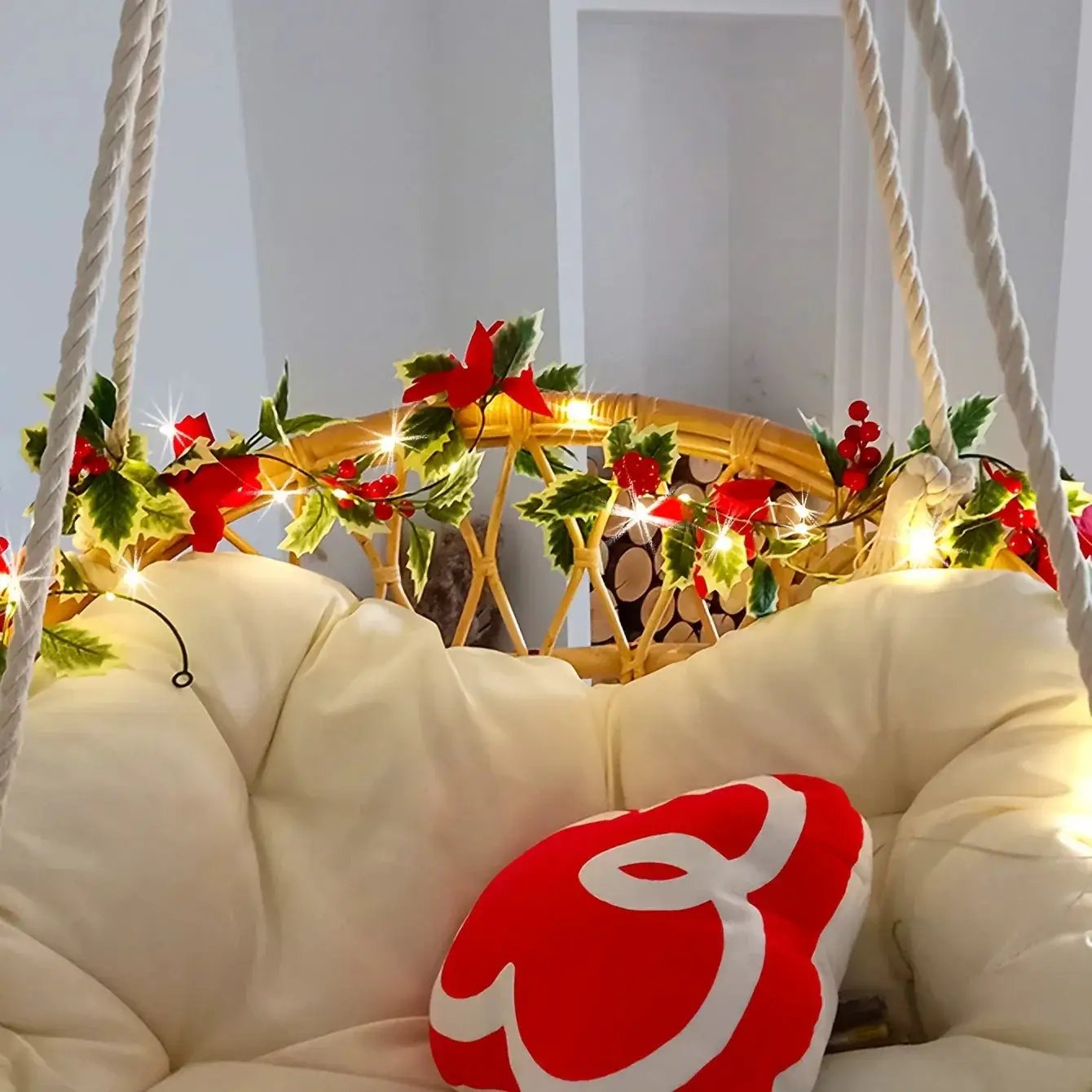LED Flower Vine Lights - Festive Desktop Decoration by House Of Avana