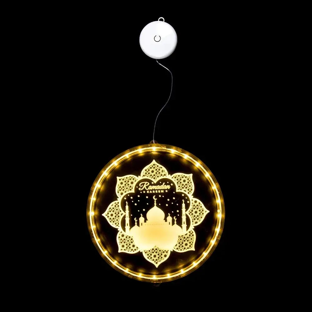 LED Lights - Ramadan Eid Mubarak 12.5cm by House Of Avana